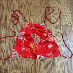floral halter top
